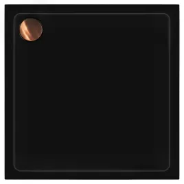 brodzik-80x80x6cm-czarny-akrylowy-rea-savoy-maskownica-miedz-szczotkowana