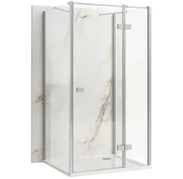 rea-kabina-przyscienna-atlas-chrome-80x90-lewa