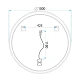 lustro-scienne-tutumi-kolo-1000-x-1000-mm-rodzaj-zwykle