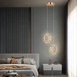 lampa-sufitowa-wiszaca-led-lhj103-2cp-zlota-stan-nowy