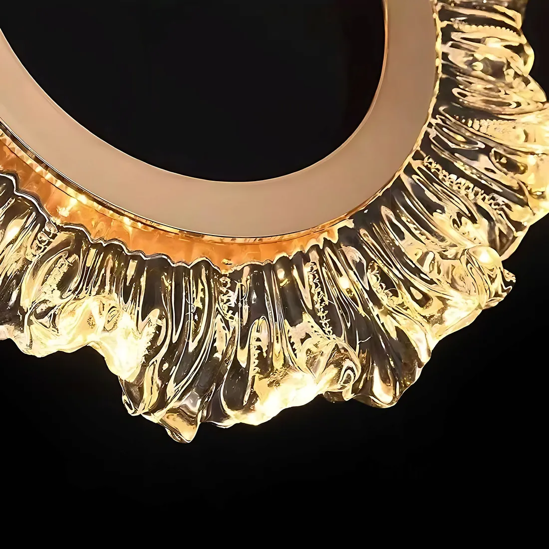 lampa-sufitowa-wiszaca-led-lhj103-2cp-zlota-stan-nowy