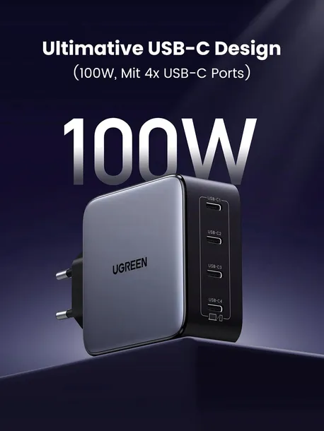 ladowarka-ugreen-nexode-100w-4x-usb-c-zasilacz-gan-marka-ugreen