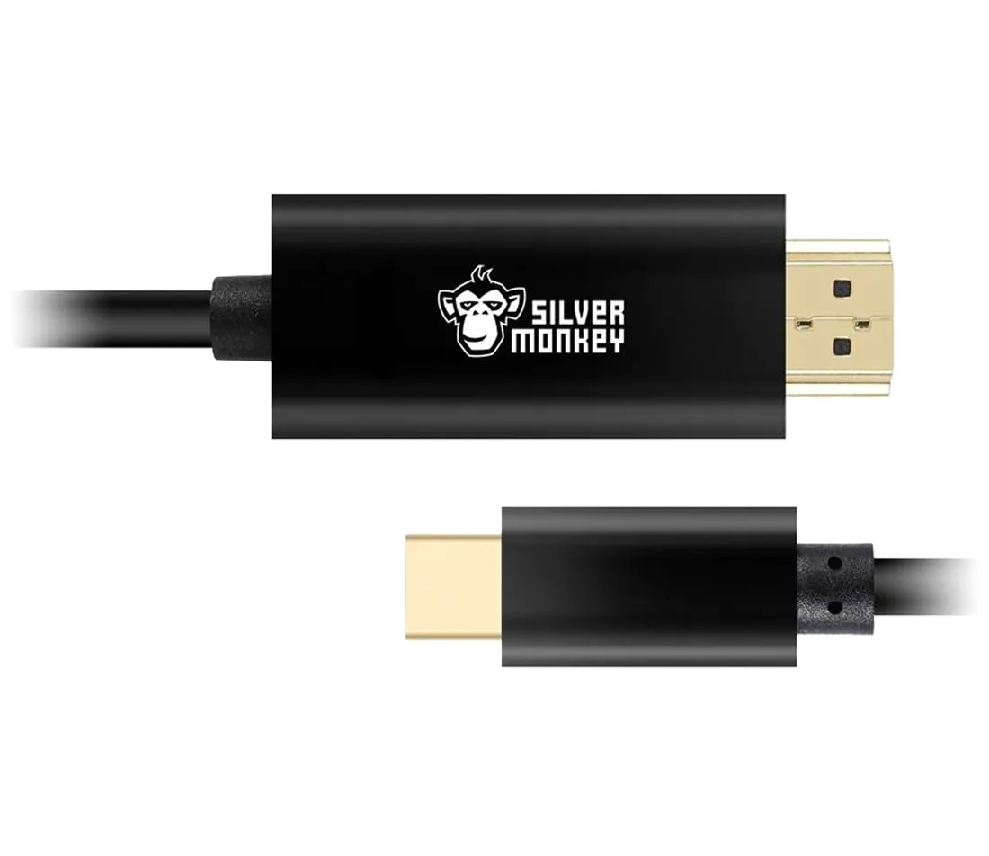 outlet-kabel-silver-monkey-usb-c-hdmi-v1-4-18m-czarny-stan-powystawowy