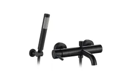 bateria-wannowa-jednouchwytowa-scienna-rea-lungo-czarny