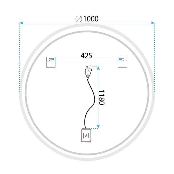 lustro-scienne-tutumi-kolo-1000-x-1000-mm-rodzaj-zwykle