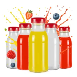 5x-butelki-na-sok-miod-juice-125ml-butelka-szklana-soczek-syrop-fi33
