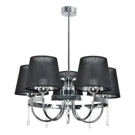 lampa-sufitowa-zyrandol-do-salonu-led-chromowany-5xe27-z-czarnym-abazurem