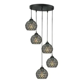 lampa-wiszaca-sufitowa-zwis-led-czarna-klosz-krysztalki-5xe27-glamour