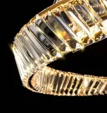 lampa-wiszaca-toolight-zlota-krysztalowa-glamour-led-stan-nowy