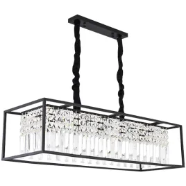lampa-wiszaca-krysztalowa-czarna-4xe27-nowoczesna