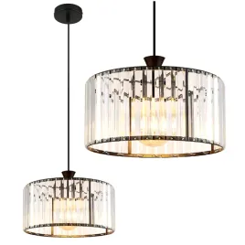 lampa-wiszaca-toolight-pojedyncza-krysztalowa-elementy-czarne-e27