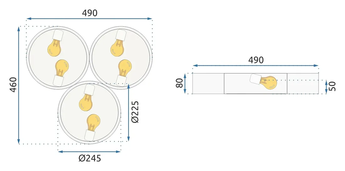 toolight-lampa-app879-c-triple-white-40cm