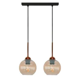 lampa-wiszaca-sufitowa-zwis-listwa-bursztynowe-kule-industrialna-led-2xe27