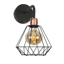 kinkiet-scienny-lazienkowy-druciany-klosz-czarny-miedziany-led-1xe27