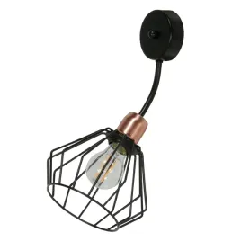 kinkiet-scienny-lazienkowy-druciany-klosz-czarny-miedziany-led-1xe27