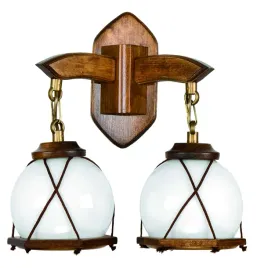 kinkiet-scienny-drewniany-led-vintage-z-bialym-kloszem-2xe27