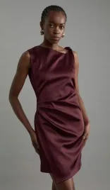 bordowa-elegancka-sukienka-mini-karen-millen-xxs