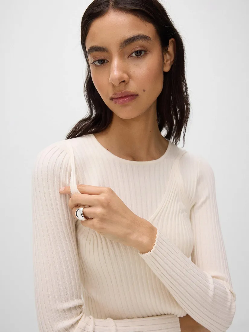 bezowy-sweter-z-topem-reserved-s-stan-nowy