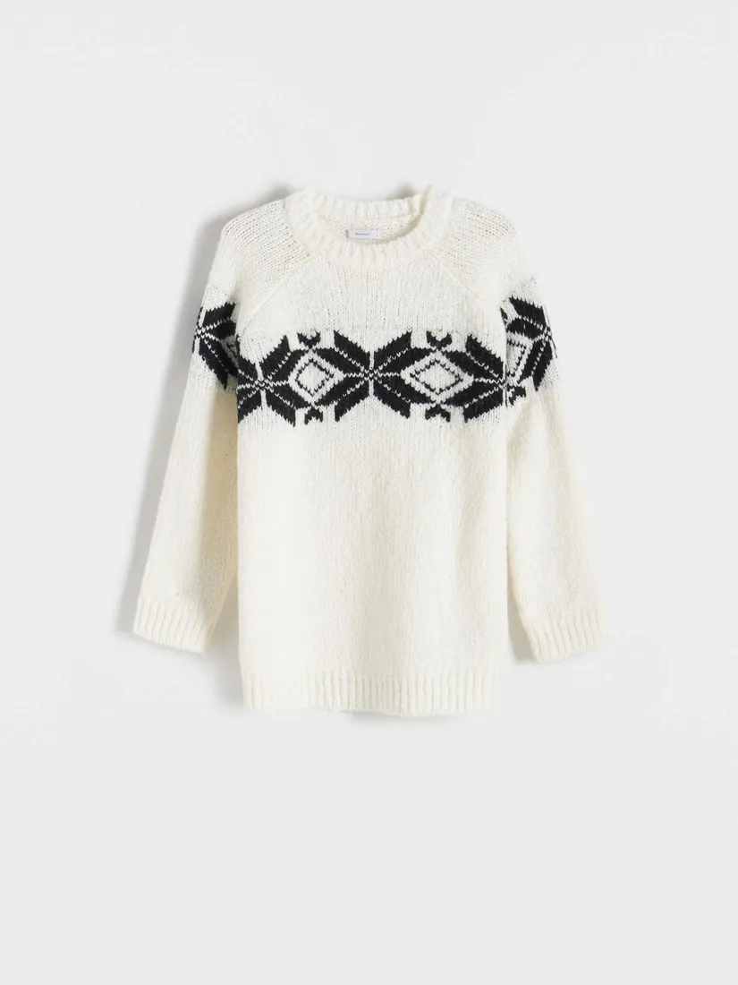 bialy-sweter-z-ozdobnym-wzorem-reserved-s