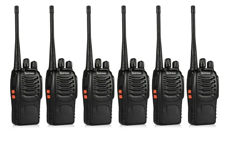 6x Baofeng BF-888s Krótkofalówki FIRMY Radiotelefony Walkie Talkie