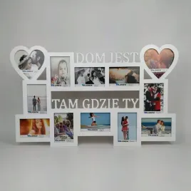 multirama-ramka-na-zdjecia-z-napisem-dom-jest-tam-gdzie-ty-12-zdjec-serca