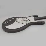 wielki-zegar-scienny-czarny-antracyt-gitara-stan-nowy