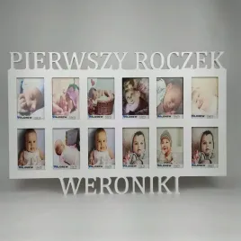 multiramka-ramka-na-zdjecia-pierwszy-roczek-imie-12-zdjec-10x15-prezent-na