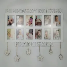 multiramka-metryczka-ramka-na-zdjecia-pierwszy-roczek-imie-mdf-12-zdjec-10x