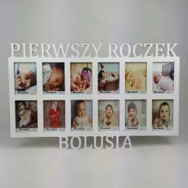 multiramka-ramka-na-zdjecia-z-napisem-pierwszy-roczek-imieniem-12-zdjec-9x