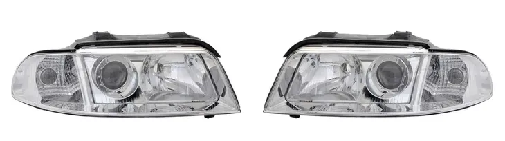 AUDI A4 B5 99-01 REFLEKTOR HALOGEN LAMPA GŁÓWNA LEWA + PRAWA HOMOLOGACJA EU