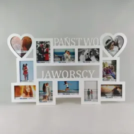 multirama-ramka-na-zdjecia-z-napisem-panstwo-nazwisko-mdf-12-zdjec-serca
