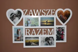 multirama-ramka-na-zdjecia-z-napisem-zawsze-razem-8-zdjec-serca