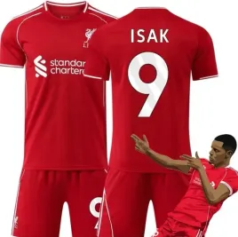 komplet-pilkarski-koszulka-alexander-isak-liverpool-fc-rozmiary
