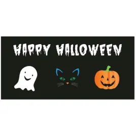plakat-duch-kot-dynia-happy-halloween-congee-70x30-cm