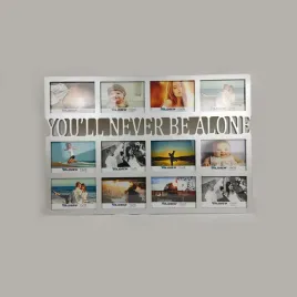multirama-ramka-na-zdjecia-z-napisem-you-will-never-be-alone-12-zdjec-13x18