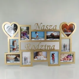 multirama-ramka-na-zdjecia-z-napisem-nasza-rodzina-12-zdjec-serca-stylizowa