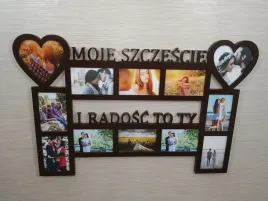 multirama-ramka-na-zdjecia-z-napisem-moje-szczescie-i-radosc-to-ty-12-zdjec
