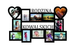 multirama-ramka-na-zdjecia-z-napisem-rodzina-nazwisko-mdf-12-zdjec-serca
