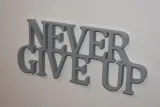 napis-3d-never-give-up-stan-nowy
