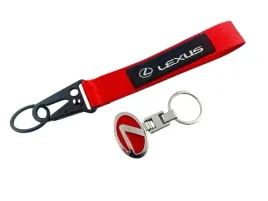 lexus-zestaw-brelok-czerwony-metalowy-do-kluczy-smycz-czerwona-20-cm