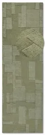 chodnik-welniany-do-korytarza-80x250cm-zielony-nowoczesny-wzor-3d