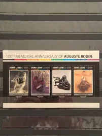 znaczki-malarstwo-rodin-sierra-leone-czysty-zn14