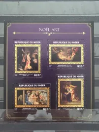 znaczki-malarstwo-noel-niger-czysty-zn16