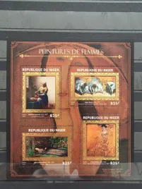 znaczki-malarstwo-kobiety-niger-czysty-zn16