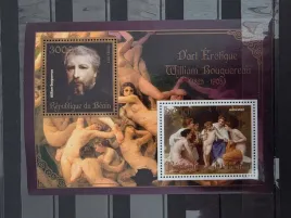 znaczki-malarstwo-bouguereau-benin-czysty-zn36