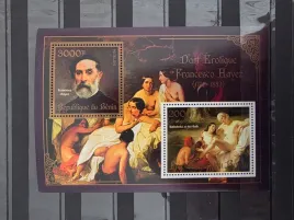 znaczki-malarstwo-hayez-benin-czysty-zn37