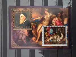 znaczki-malarstwo-titien-benin-czysty-zn37