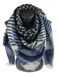 jordan-collection-ciepla-chusta-krata-niebieski-granatowy-57-140x140cm