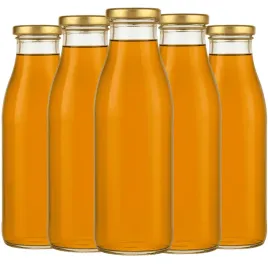 butelka-smooth-750-ml-szklo-na-soki-smoothie-lemoniade-z-zlotym-wieczkiem