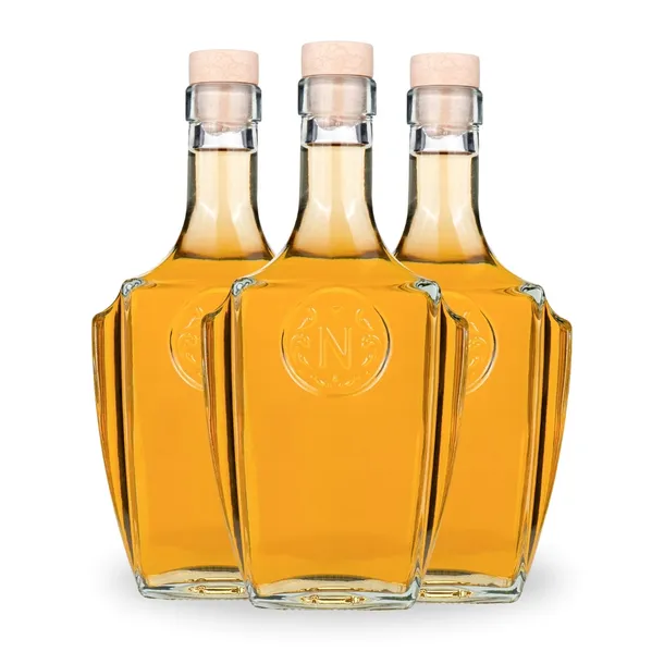 Butelki szklane NOBEL 500 ml z korkiem do nalewek likierów 10 sztuk